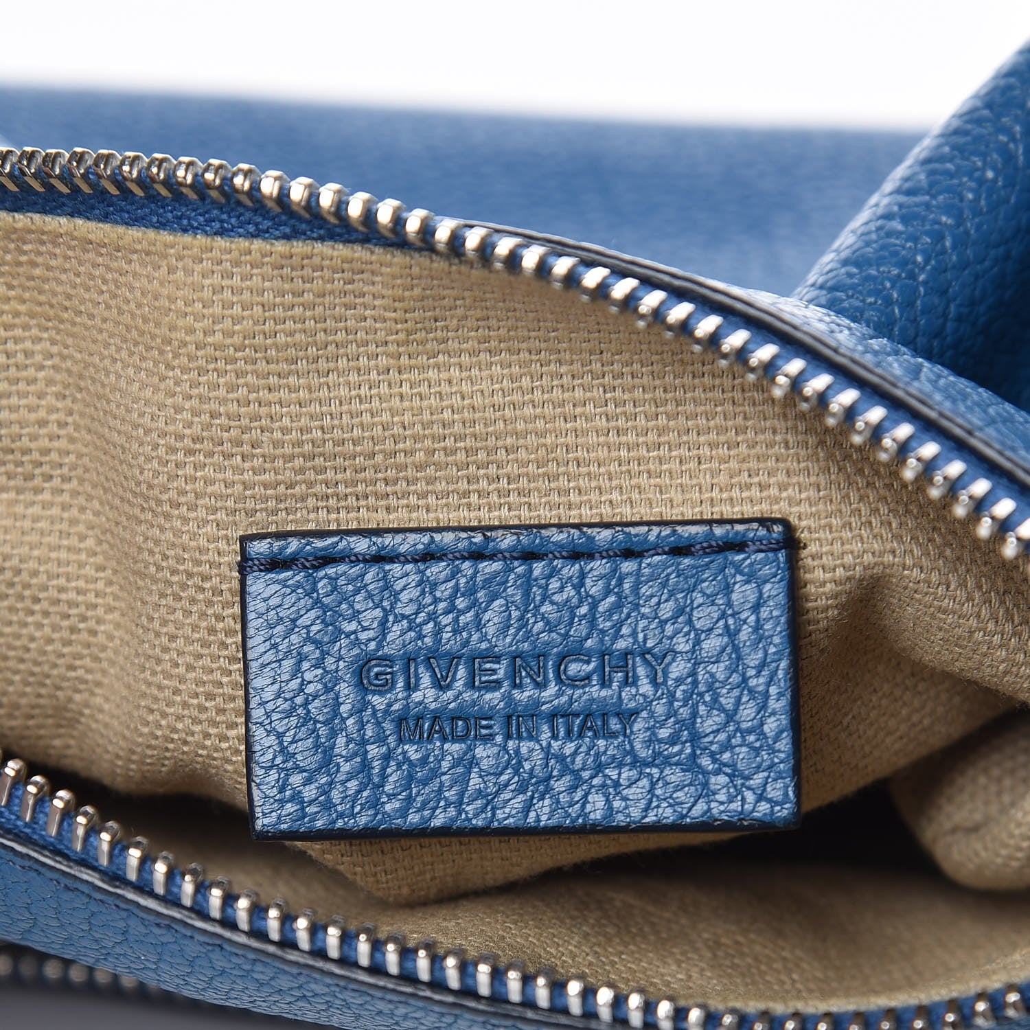 Givenchy Sugar Goatskin Pandora Wristlet Mineral Blue 6 of 12