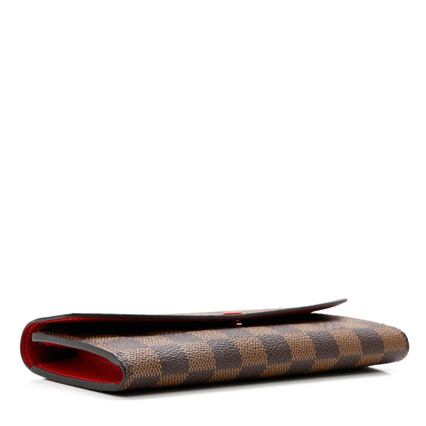 Damier Ebene Emilie Wallet Red