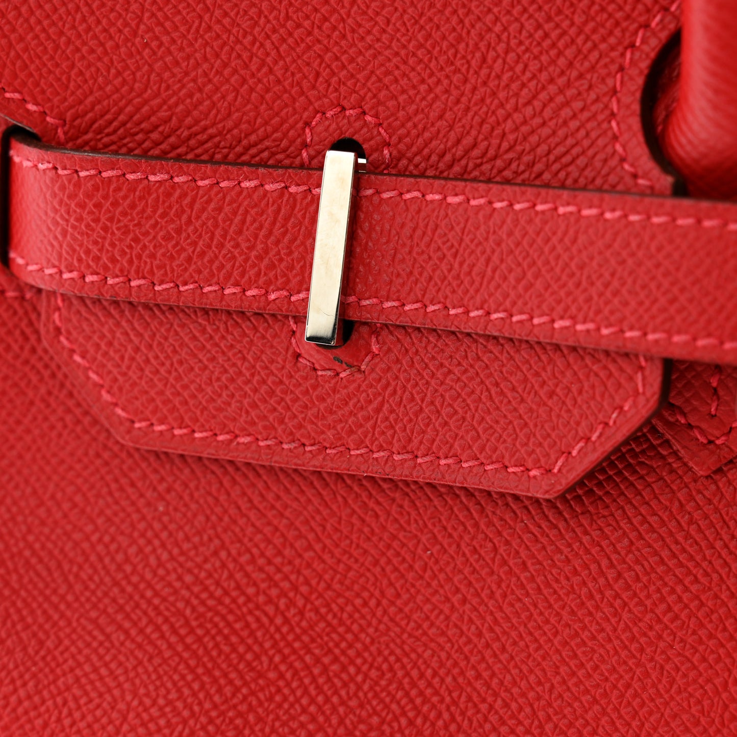 Epsom Birkin 35 Rouge Casaque