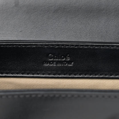 Chloe Shiny Calfskin Suede Mini C Double Carry Black 6 of 14