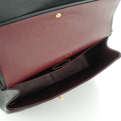 Chanel Caviar Quilted Jumbo Double Flap Black 5 of 8