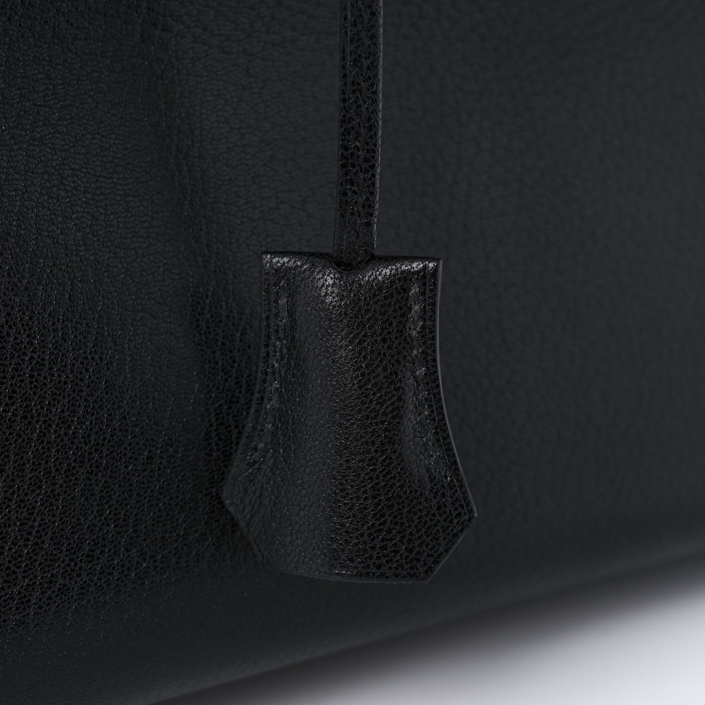 Chevre Chamkila Birkin Sellier 25 Bambou Black