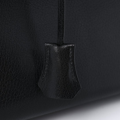 Hermes Chevre Chamkila Birkin Sellier 25 Bambou Black 29 of 31
