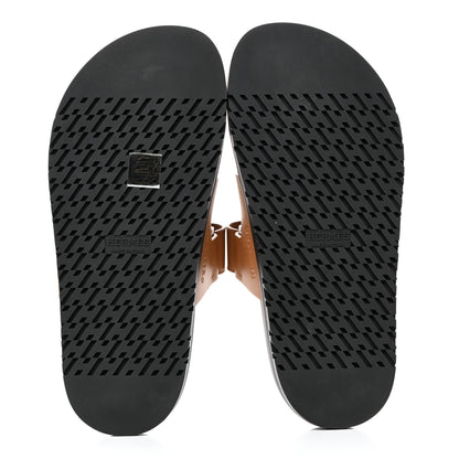 Hermes Calfskin Womens Chypre Sandals 36 Naturel 5 of 8