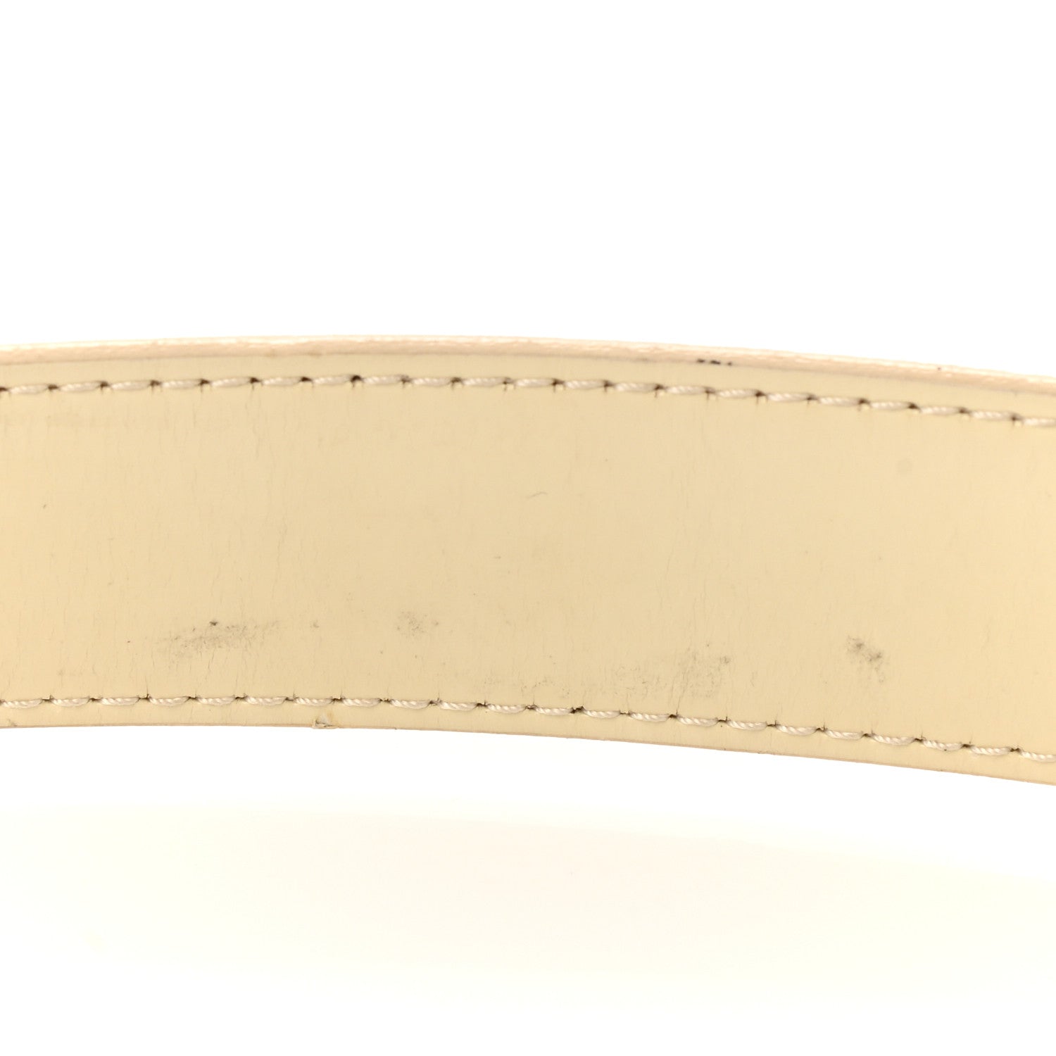 Louis Vuitton Damier Azur LV Paris Buckle Belt 80 32 Gold 7 of 7