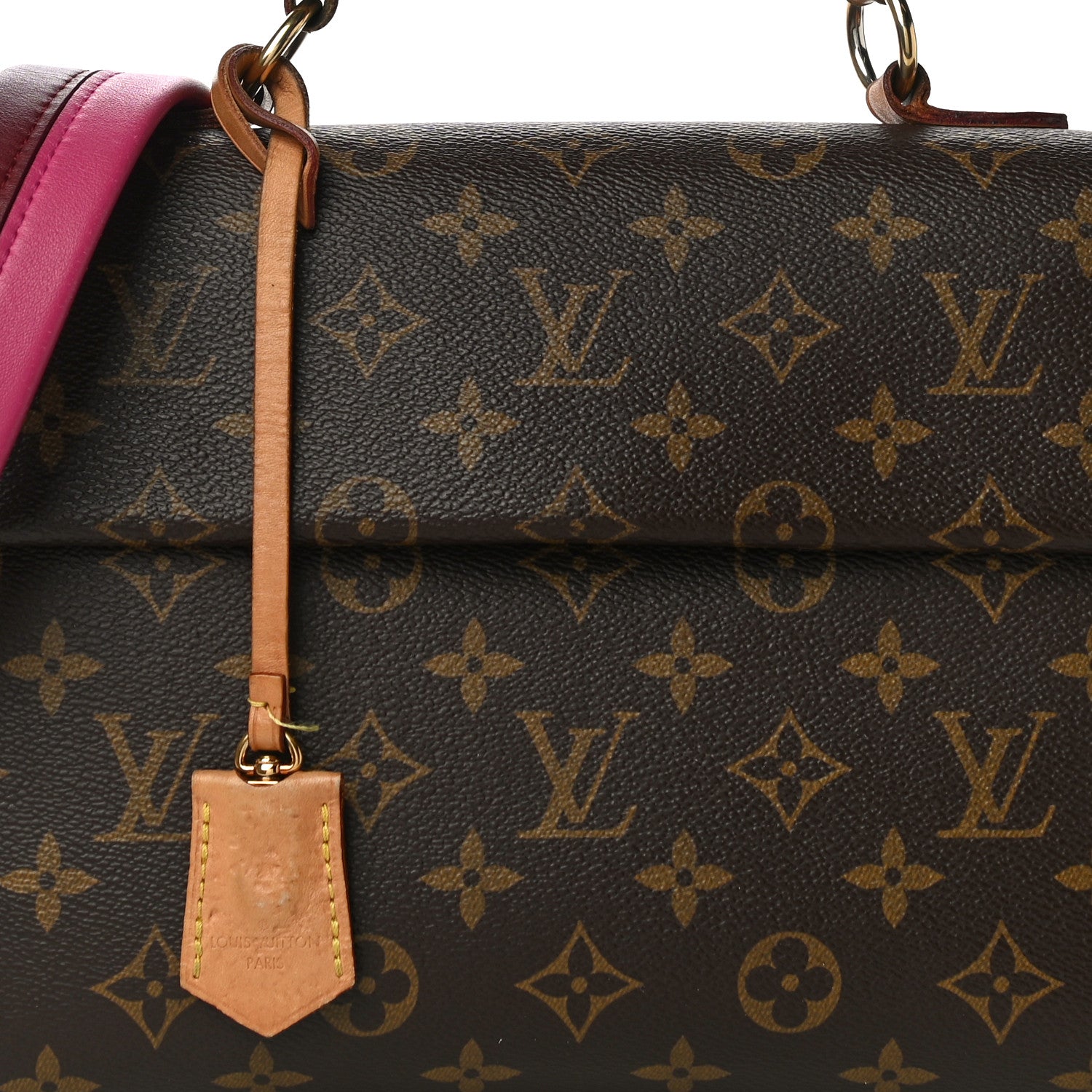 Louis Vuitton Monogram Cluny BB Bordeaux Fuchsia 7 of 11
