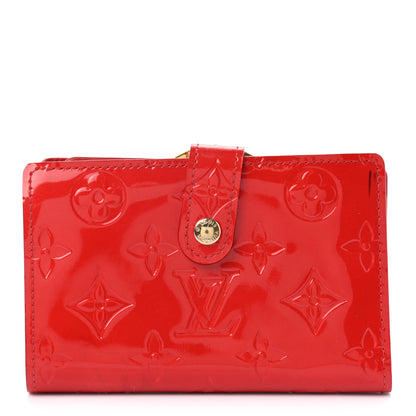 Louis Vuitton Vernis French Purse Wallet Red 1 of 7