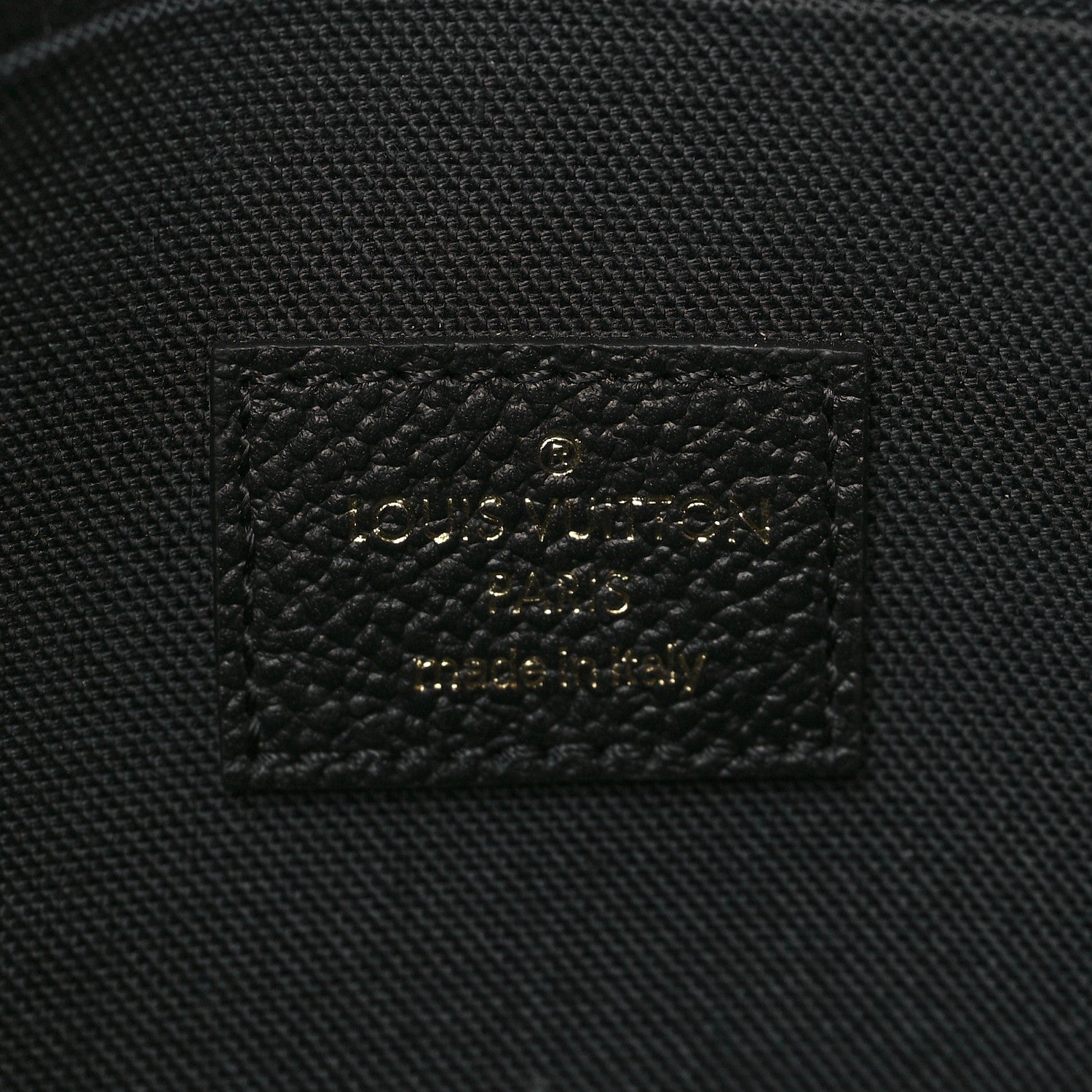 Louis Vuitton Empreinte Pochette Felicie Chain Wallet Black 7 of 11