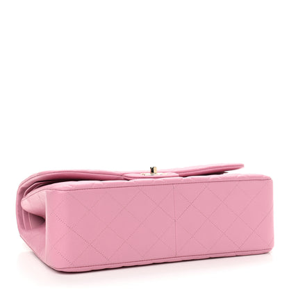 Chanel Caviar Quilted Jumbo Double Flap Pink 3 of 11