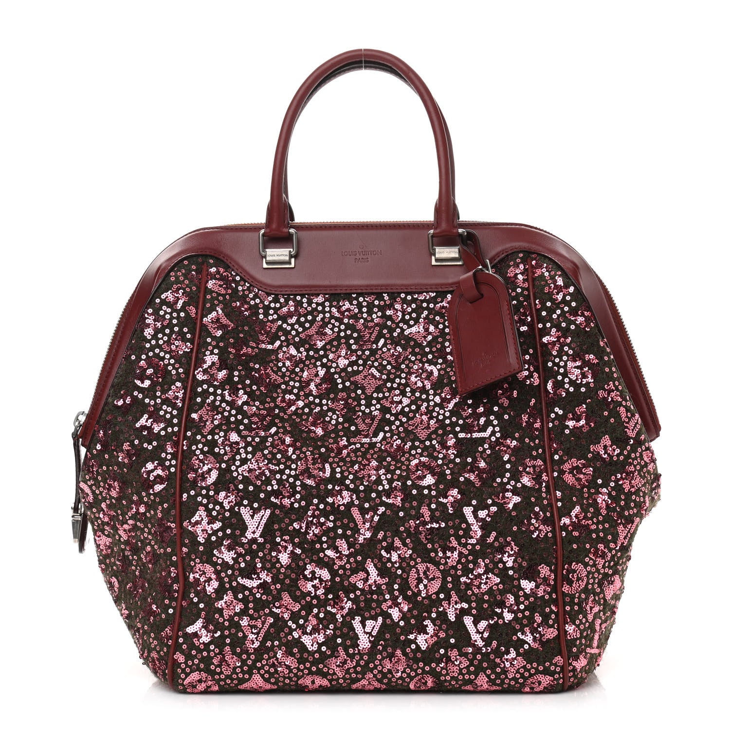 Louis Vuitton Sequin Monogram Sunshine Express North South Burgundy 1 of 9