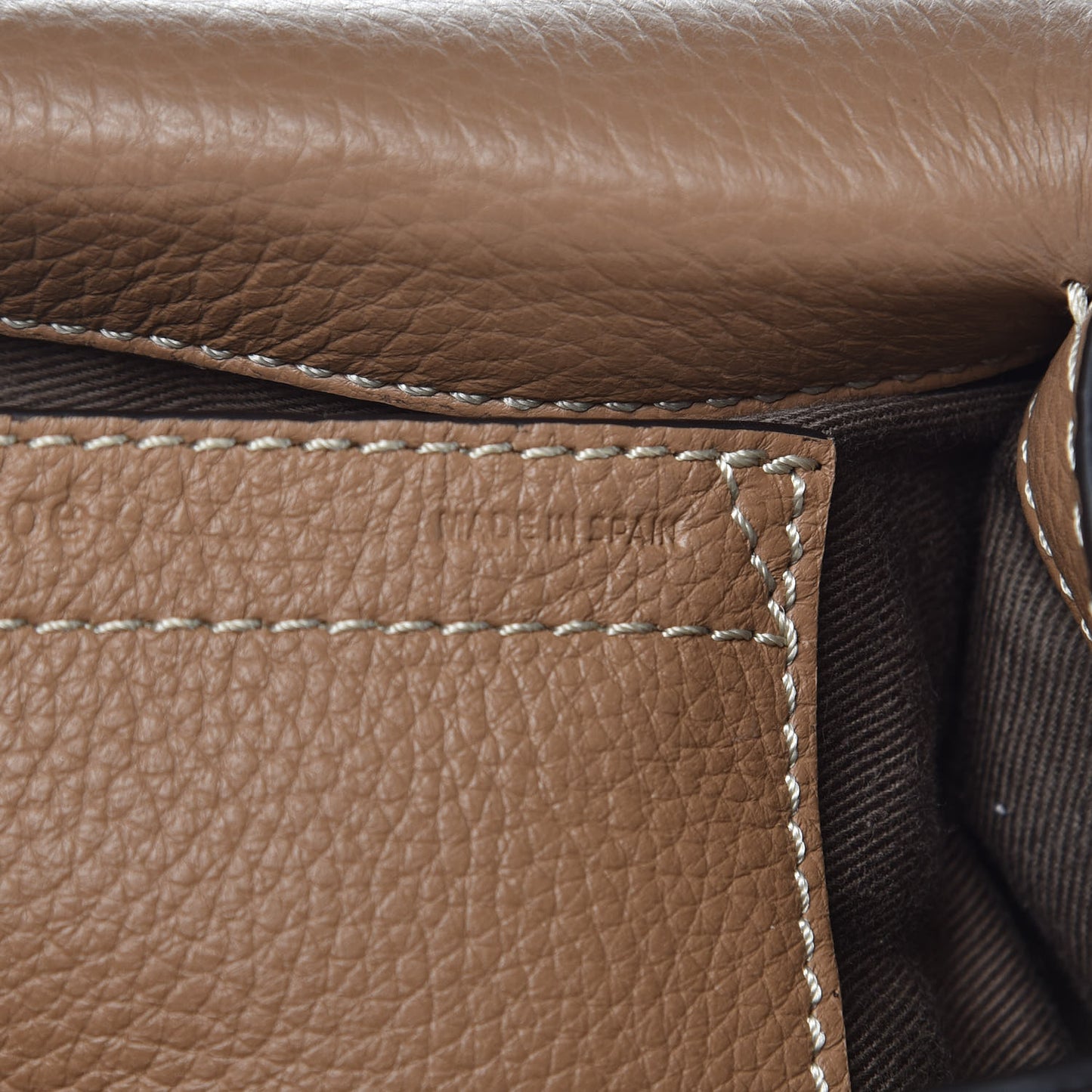 Calfskin Mini Marcie Round Crossbody Bag Nut
