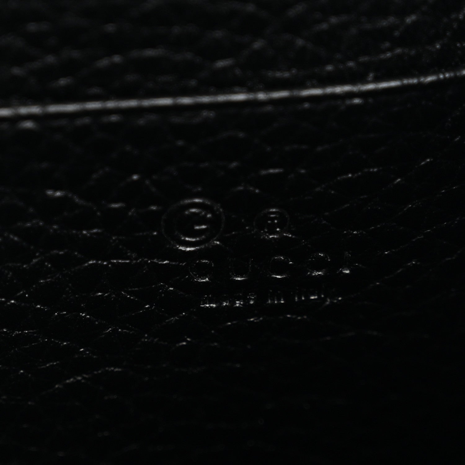 Gucci Calfskin GG Marmont Chain Wallet Black 7 of 11