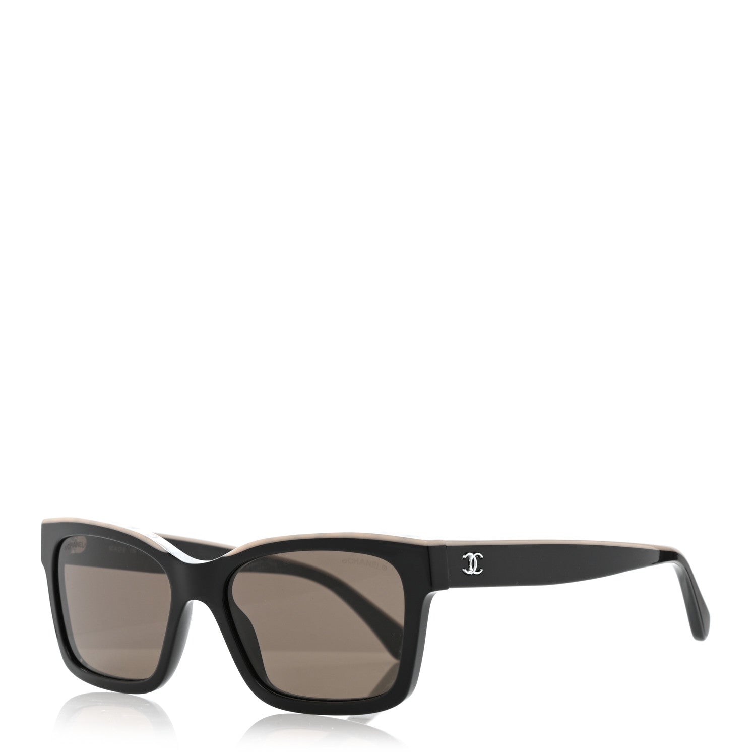 Chanel Acetate Square Sunglasses 5417 Black 1 of 9