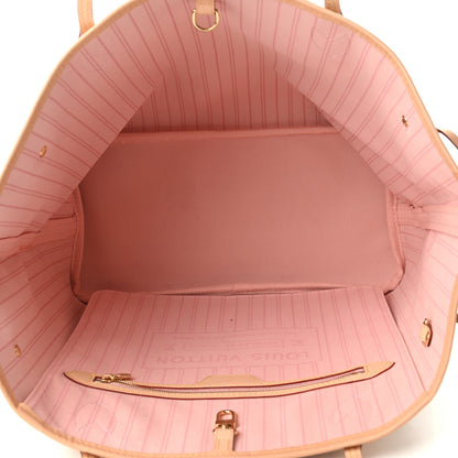 Louis Vuitton Damier Azur Neo Neverfull MM Rose Ballerine 6 of 10