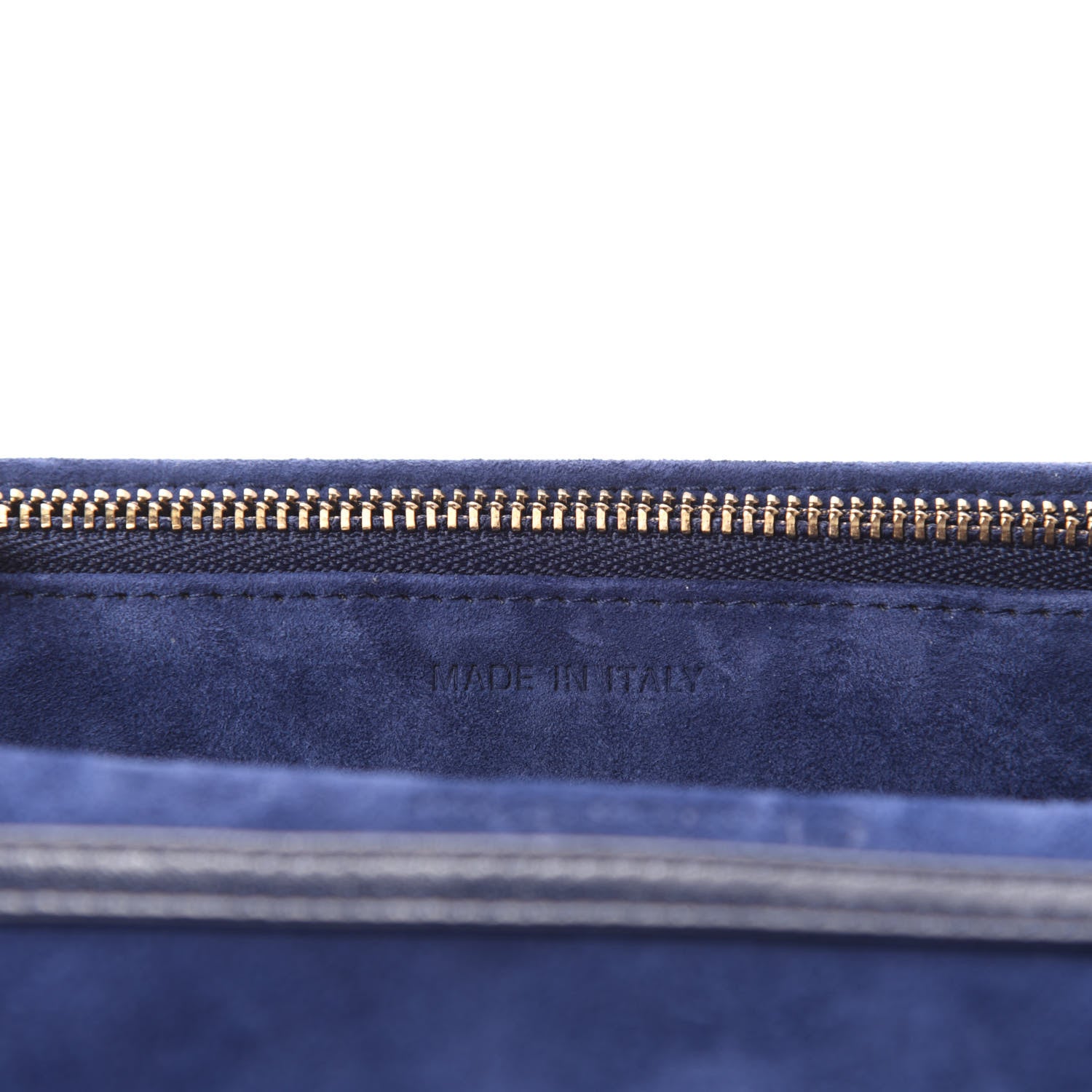 Christian Dior Lambskin Cannage Dioraddict Wallet on Chain Clutch Navy 10 of 11