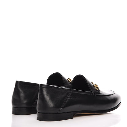 Gucci Lambskin Womens Brixton Horsebit Loafers 37 Black 3 of 11