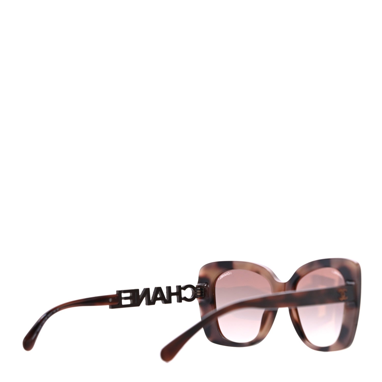 Chanel Acetate Strass Square Sunglasses 5422 Tortoise 3 of 8