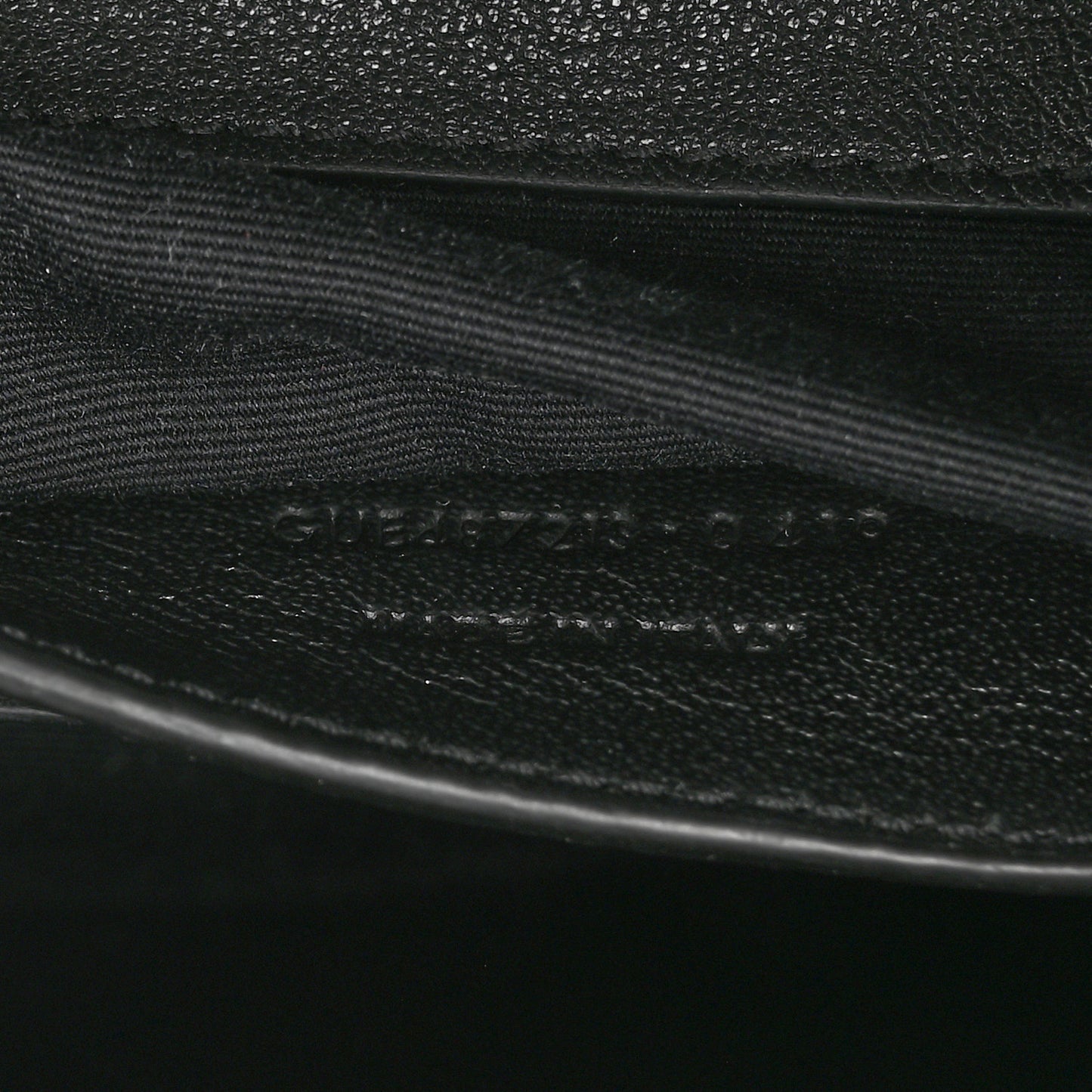 Sheepskin Matelasse Chevron Monogram Medium College Bag Black