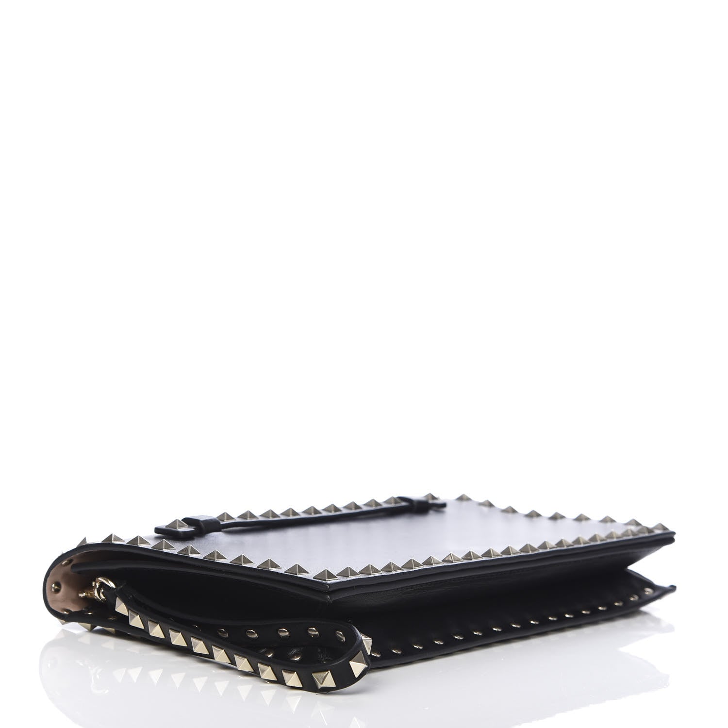 Valentino Garavani Nappa Rockstud Wristlet Clutch Black 4 of 10