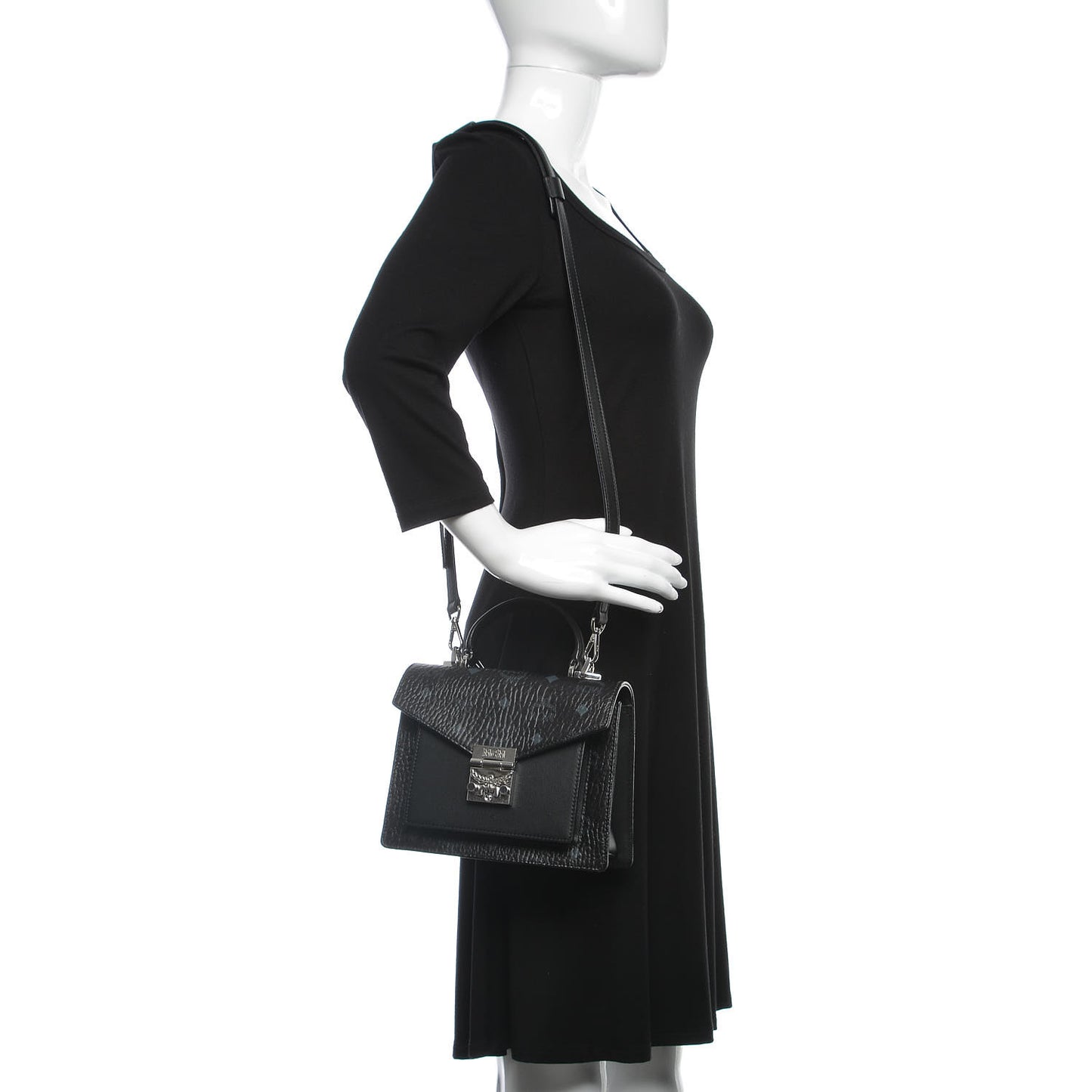 Visetos Small Patricia Satchel Black