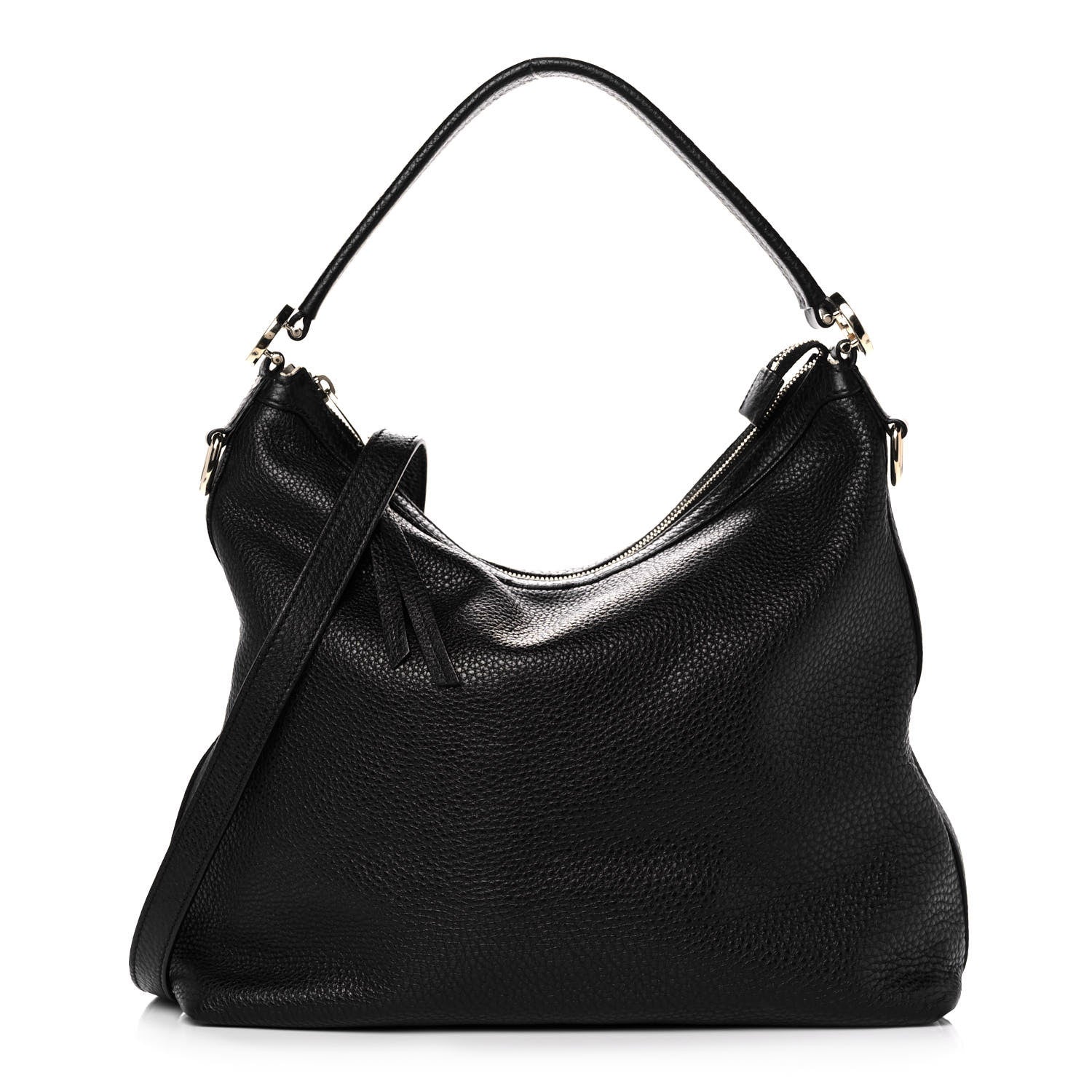 Gucci Pebbled Calfskin Small Miss GG Hobo Black 1 of 9