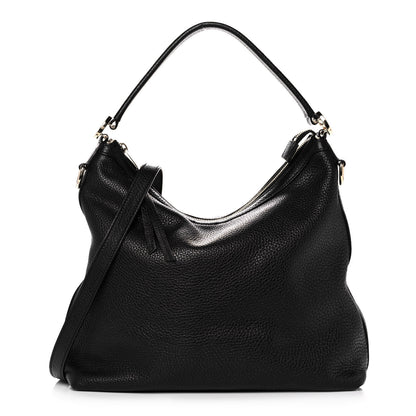 Gucci Pebbled Calfskin Small Miss GG Hobo Black 1 of 9