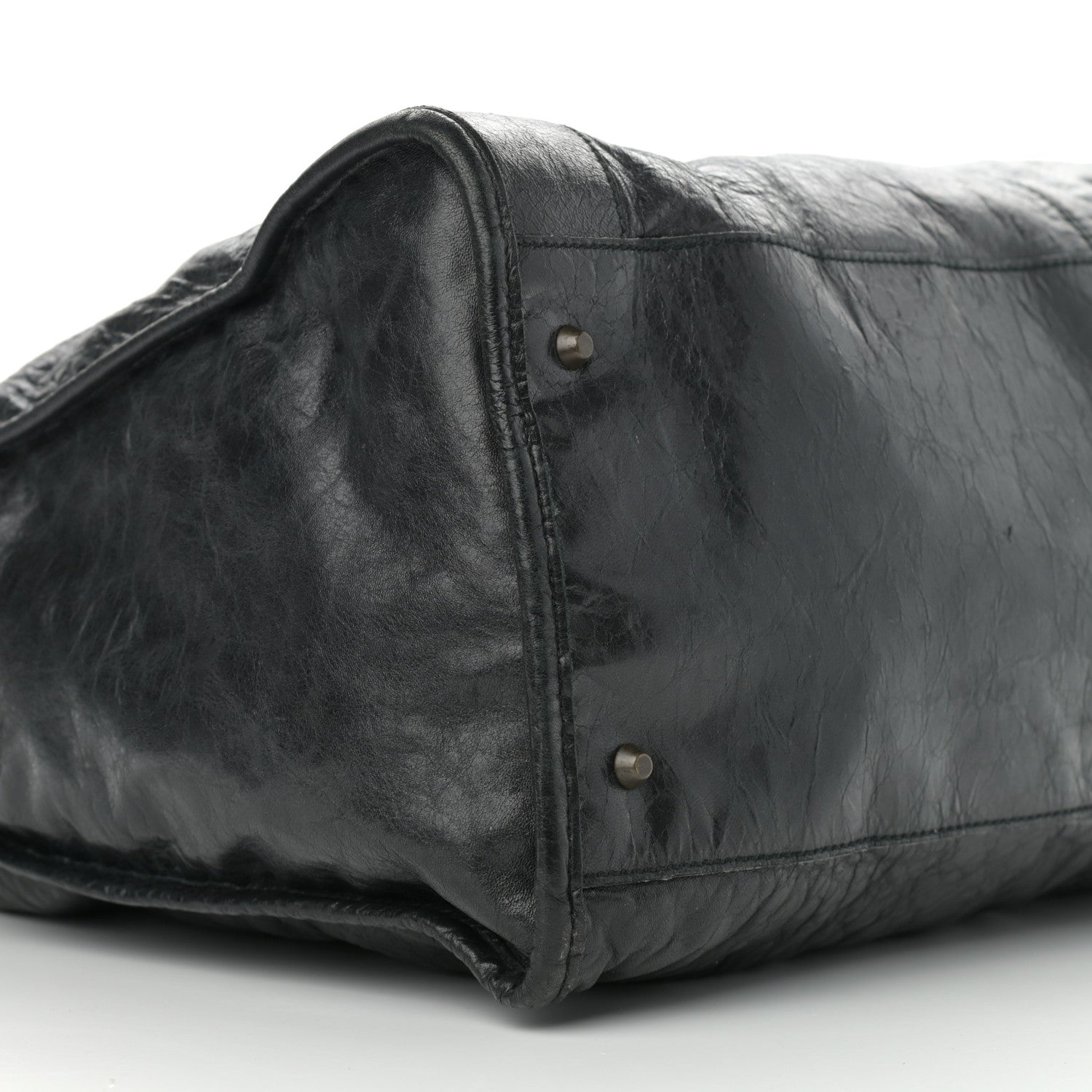Balenciaga Chevre Classic Hardware Weekender Black 9 of 12
