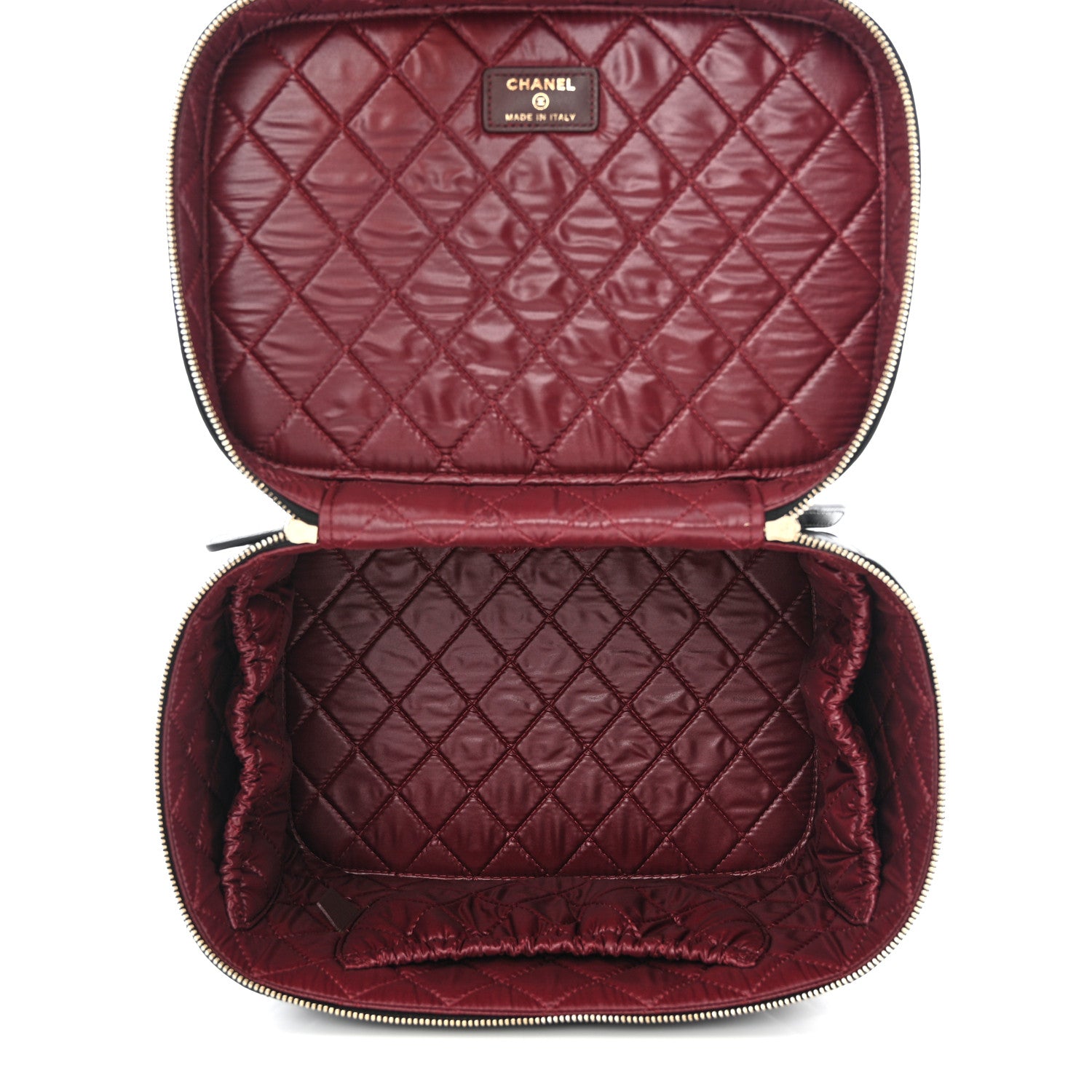 Chanel Lambskin Quilted Large Vanity Pouch Black 5 of 7