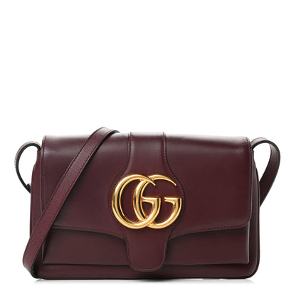 Gucci Vitello Palmellato Lux Small Arli Flap Shoulder Bag Vintage Bordeaux 1 of 9