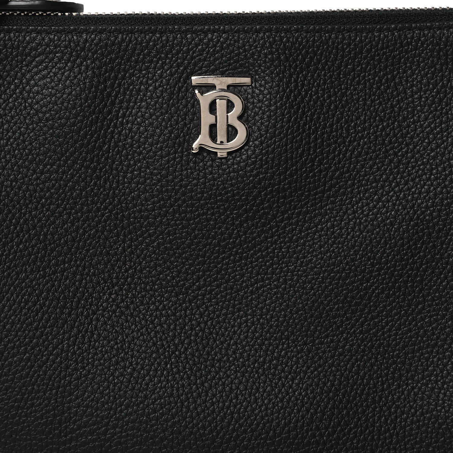 Burberry Grained Calfskin Peyton TB Crossbody Bag Black 8 of 11