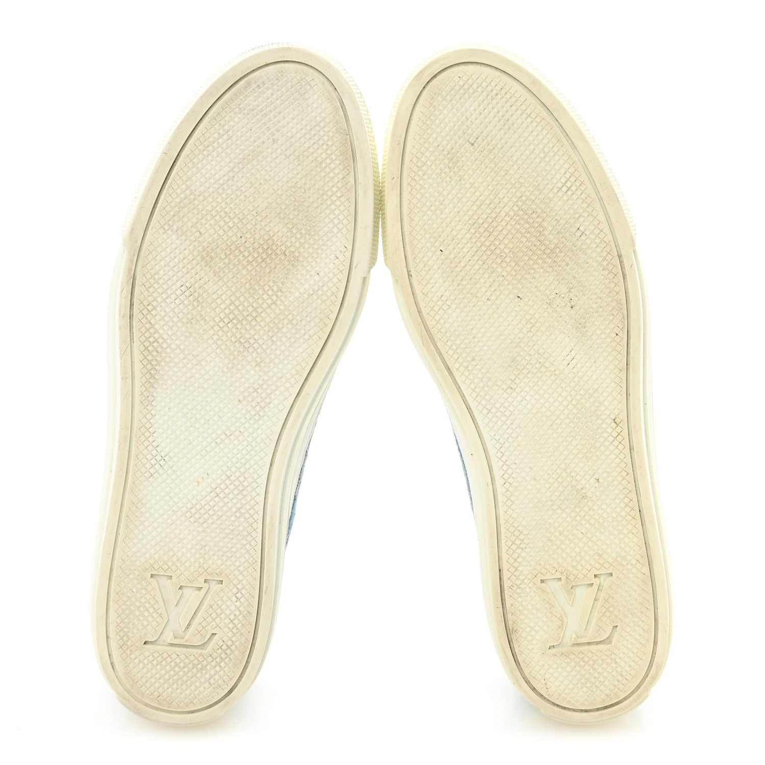 Louis Vuitton Denim Monogram Stellar Sneakers 38.5 Bleu Jeans Blue 6 of 9