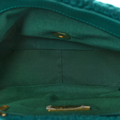 Chanel Tweed Quilted Medium Chanel 19 Flap Green 4 of 9