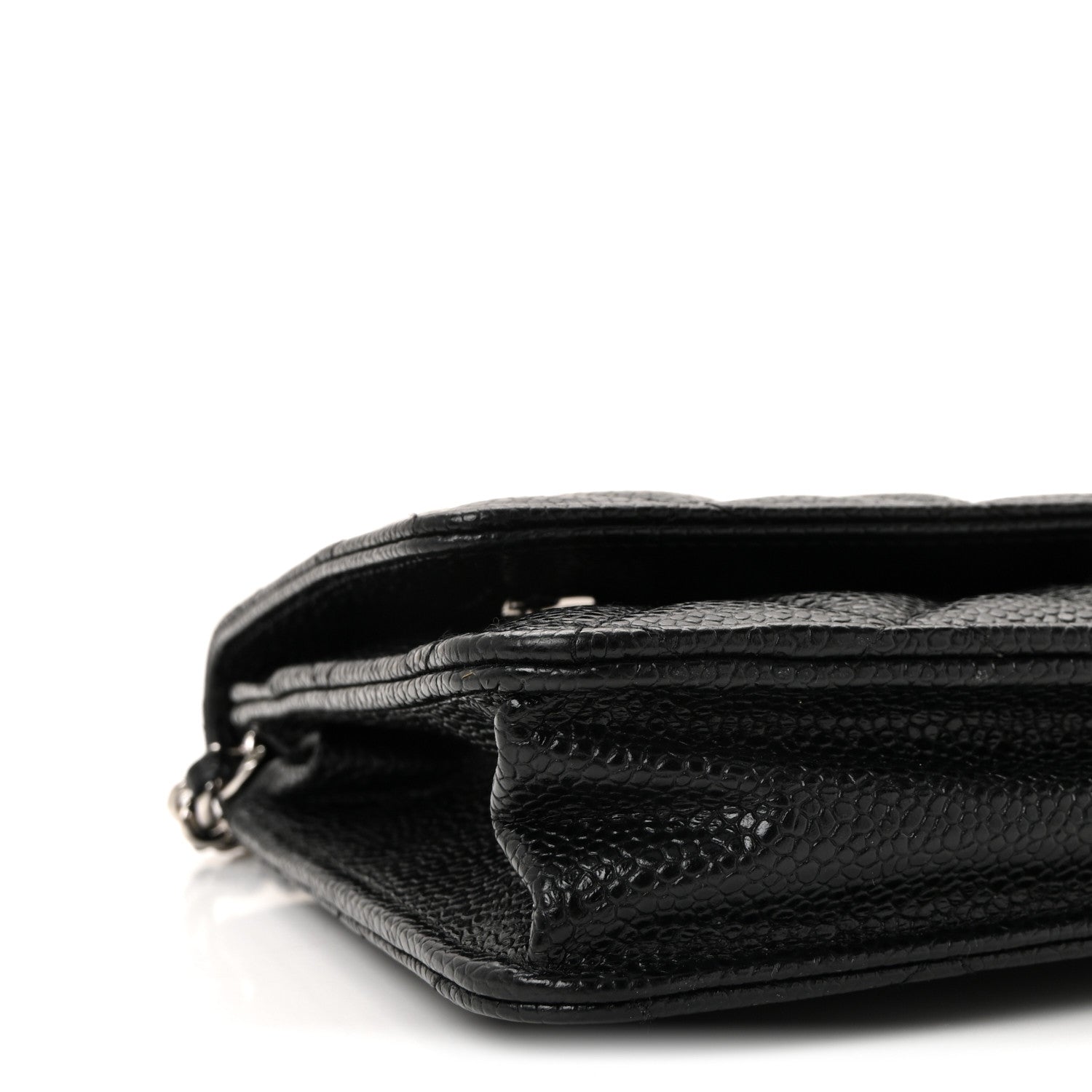 Chanel Caviar Quilted Wallet On Chain WOC Black 10 of 12
