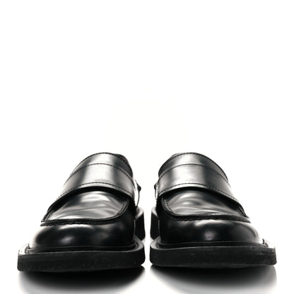 Bottega Veneta Brushed Calfskin Mens Loafers 41 Black 2 of 9
