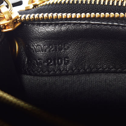 Celine Lambskin Large Trio Crossbody Bag Black 10 of 12