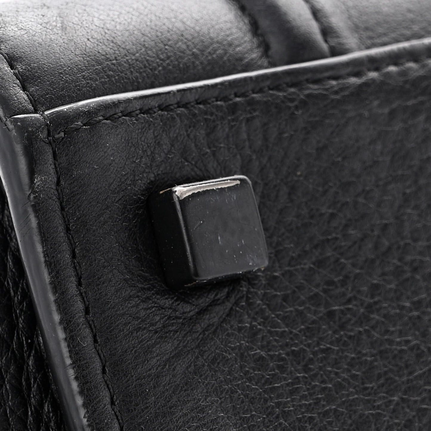 Supple Calfskin Medium Phantom Luggage Black