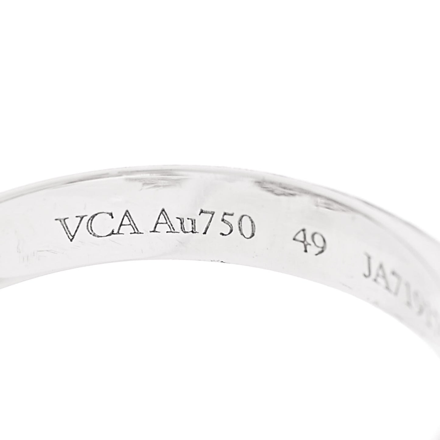 18K White Gold Diamond Two Butterfly Between The Finger Ring 49 5