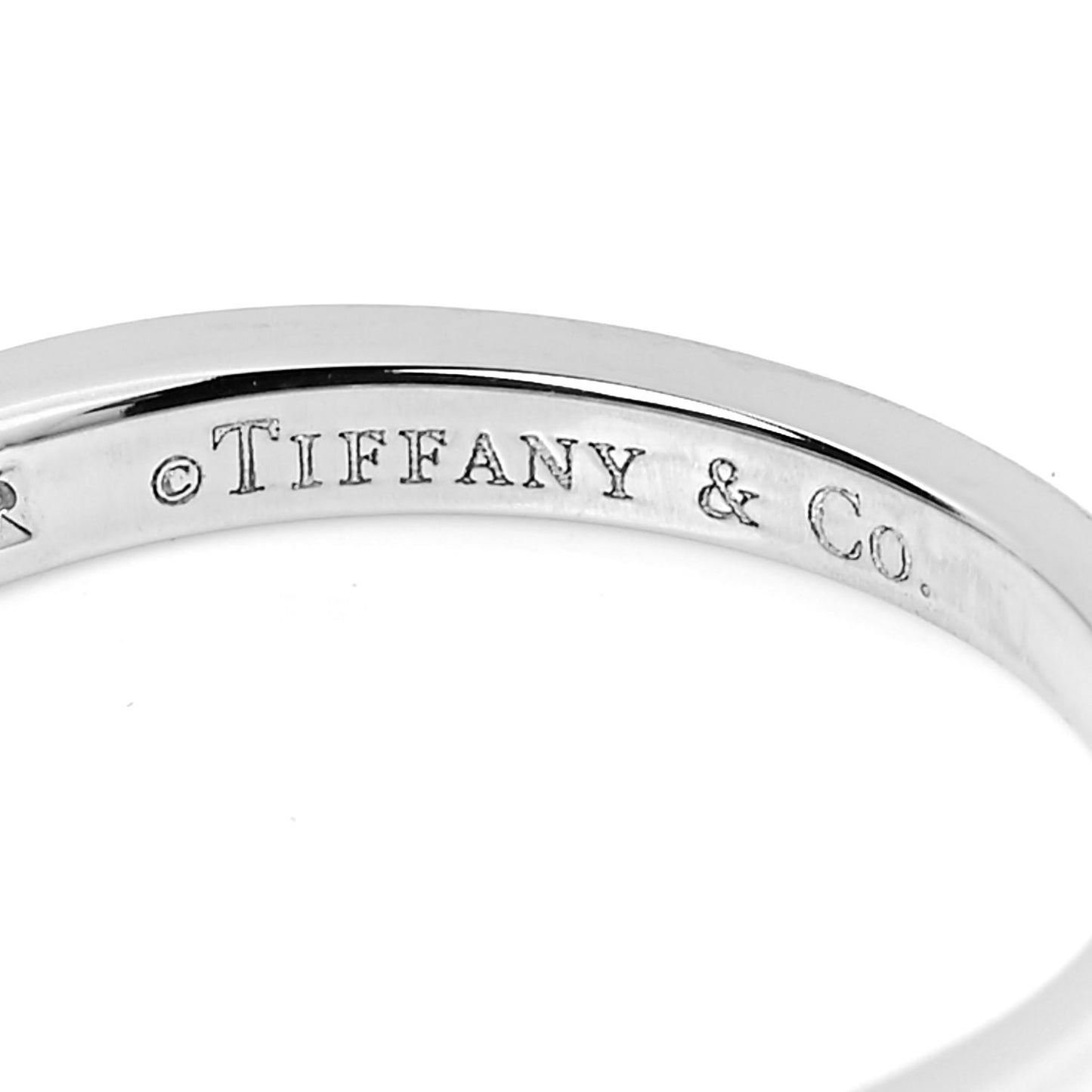 Platinum Diamond .20ctw Half Circle Wedding Band Ring 49 5
