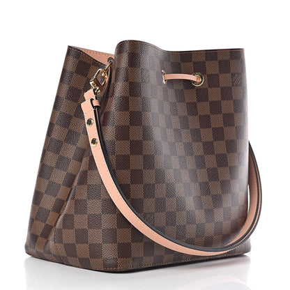 Louis Vuitton Damier Ebene Neonoe MM Venus Pink 3 of 10