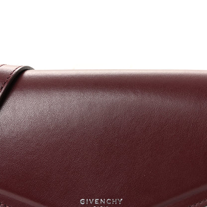 Givenchy Calfskin Duetto Crossbody Bag Burgundy Pink 12 of 17