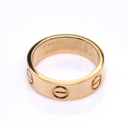 Cartier 18K Yellow Gold 5.5mm LOVE Ring 49 4.75 4 of 6
