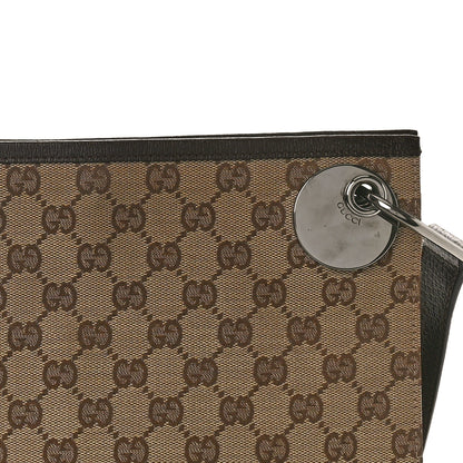 Gucci Monogram Eclipse Messenger Bag Dark Brown 8 of 10