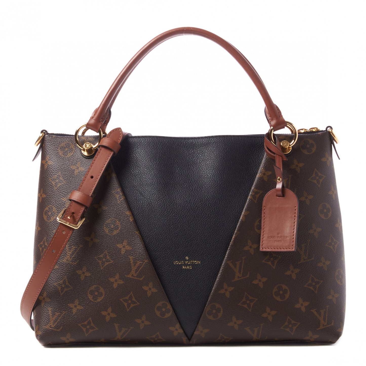 Monogram V Tote MM Black