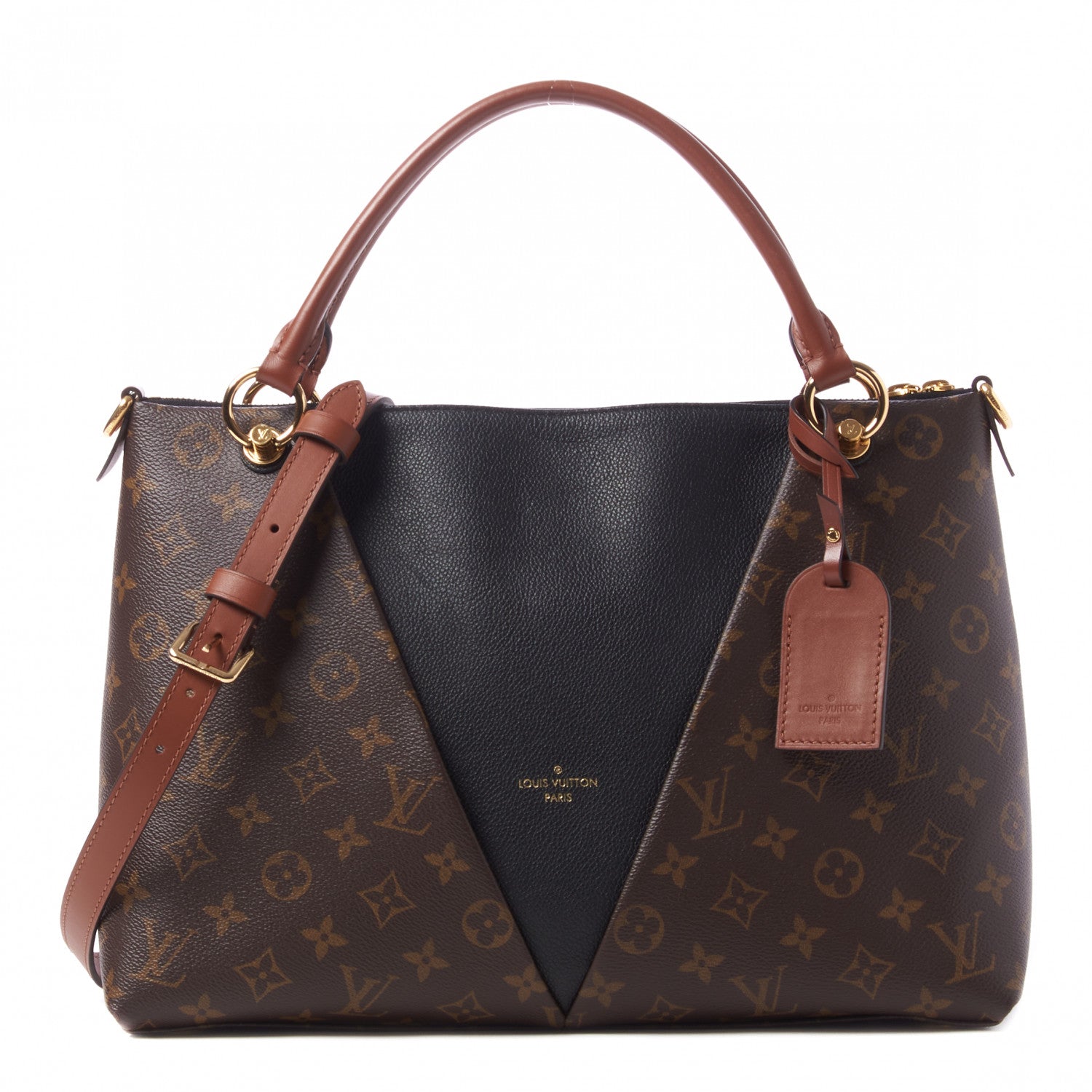 Louis Vuitton Monogram V Tote MM Black 1 of 9