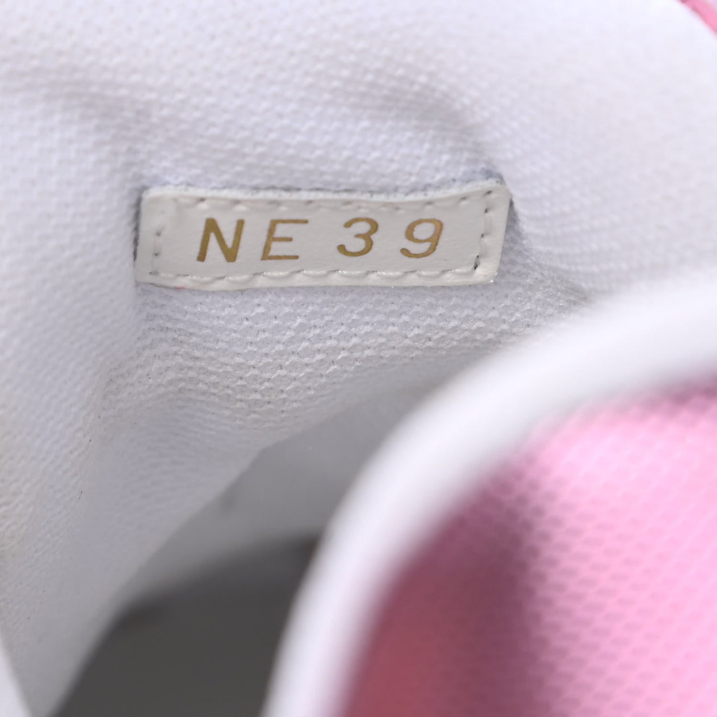 Laminated Calfskin Dior-ID Platform Sneakers 39 White Metallic Pink
