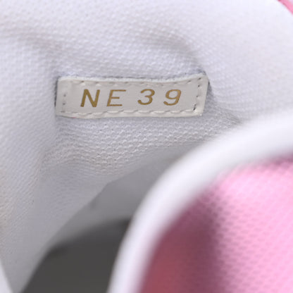 Christian Dior Laminated Calfskin Dior-ID Platform Sneakers 39 White Metallic Pink 8 of 9