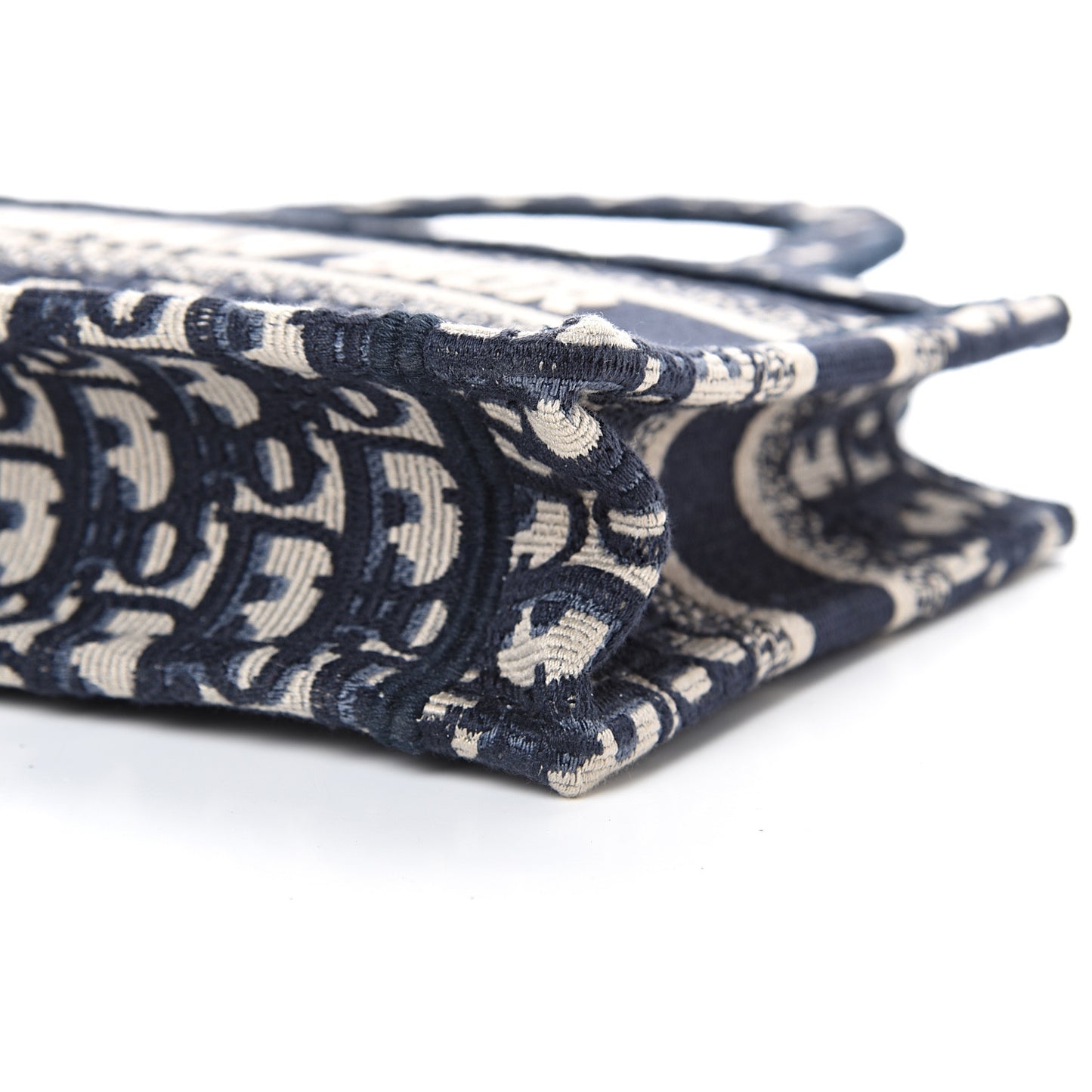Oblique Mini Book Tote Blue Multicolor
