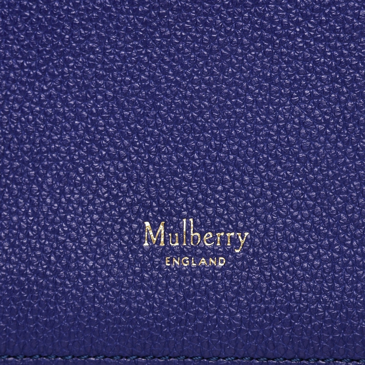 Mulberry Classic Grain Calfskin Small Clifton Flap Indigo 6 of 7