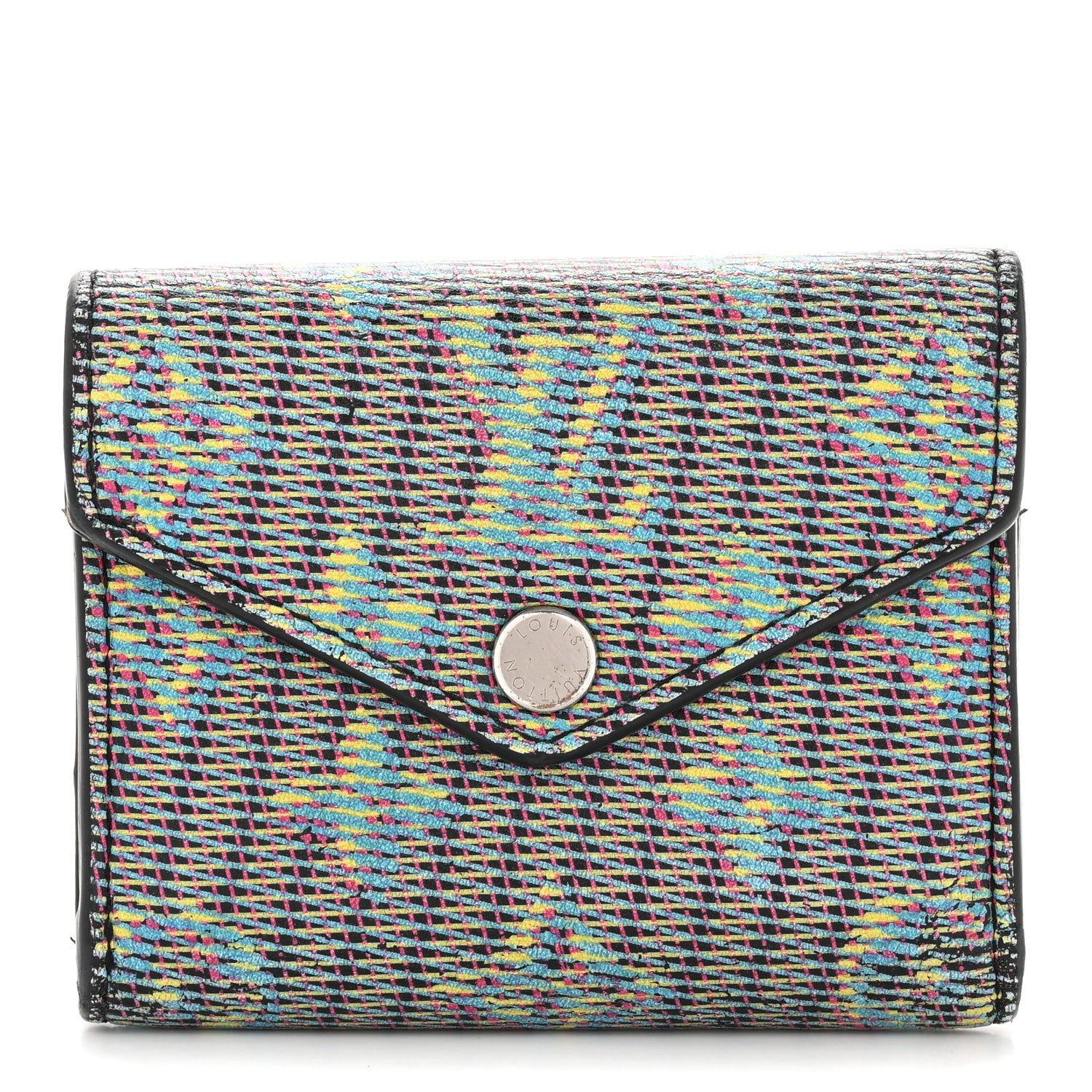 Louis Vuitton Monogram LV Pop Zoe Wallet Blue 1 of 11