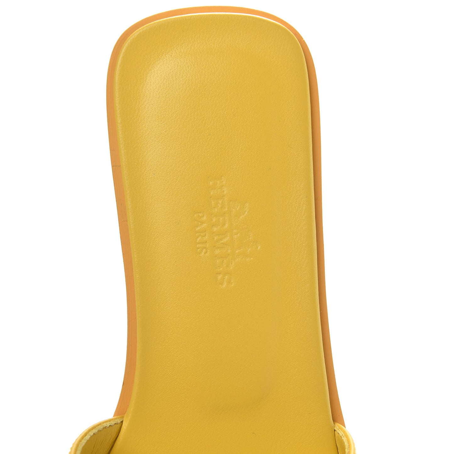 Calfskin Oran Sandals 35 Jaune Citron